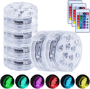 Lazy Dayz 13 Colors LED Remote Pool Light 6 Pack-1