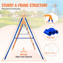 Swing Sets for Backyard 6 in 1 Swing Set 440lbs Capacity Metal Swingset-3