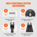 30PCS Multi Tool Blades Kits, Universal Quick Release Oscillating Saw Blades, 8 Types Wood Metal Plastic Oscillating Tool Blades, Fit Dewalt Bosch Milwaukee Hitachi Chicago Craftsman-3