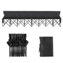 8 Seat Portable Folding Sport Bench Outdoor Camping Chair with Carry Bag-1