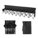 8 Seat Portable Folding Sport Bench Outdoor Camping Chair with Carry Bag-8