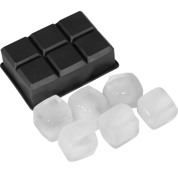Ice Cube Trays (Set of 2), 2-in-1 Combo with Silicone Sphere Ice Ball Maker & Large Square Ice Cube Maker with Lid, Reusable Easy Release BPA Free Ice Tray Set for Whiskey Cocktails Bourbon
