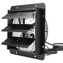 VEVOR Shutter Exhaust Fan, 305 mm /12 inch with Temperature Humidity Controller, EC-motor, 904 CFM, Variable Speed Adjustable Wall Mount Attic Fan, Ventilation and Cooling for Greenhouses, Garages, Sheds-1