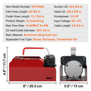 Fuel Transfer Pump, 12V DC, 10 GPM, 8 m Lift, Portable Electric Diesel Transfer Extractor Pump Kit with Automatic Shut-off Nozzle, Delivery & Suction Hose for Diesel, Kerosene, Transformer Oil-7