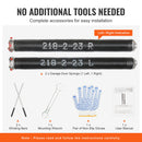 Garage Door Torsion Springs Pair of 0.218 x 2 x 23inch with Winding Bars-5