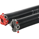 Garage Door Torsion Springs Pair of 0.218 x 2 x 23inch with Winding Bars-11