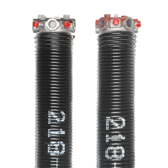 Garage Door Torsion Springs Pair of 0.218 x 2 x 23inch with Winding Bars