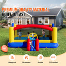 Inflatable Bounce House, Outdoor High Quality Playhouse Trampoline, Jumping Bouncer with Blower, Slide, and Storage Bag, Family Backyard Bouncy Castle, for Kid Ages 3_10 Years, 4.5x4.4x2m-2