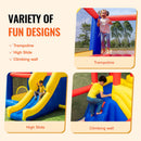 Inflatable Bounce House, Outdoor High Quality Playhouse Trampoline, Jumping Bouncer with Blower, Slide, and Storage Bag, Family Backyard Bouncy Castle, for Kid Ages 3_8 Years, 3.4x2.6x2.3m-4