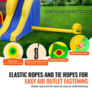 Inflatable Bounce House, Outdoor High Quality Playhouse Trampoline, Jumping Bouncer with Blower, Slide, and Storage Bag, Family Backyard Bouncy Castle, for Kid Ages 3_8 Years, 3.4x2.6x2.3m-5