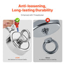 771 Kg Strong Fishing Magnet Kit Double Sided Pull Force Rope Carabiner-5