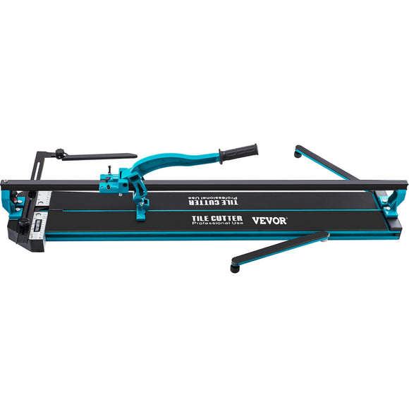 VEVOR Tile Cutter 24in Cutting Tool w/ Laser Guide Single Rail Double Brackets