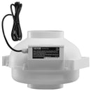 VEVOR 4" to 4.5" Radon Mitigation Fan System Quiet 380CFM Inline Duct Waterproof-1