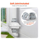 VEVOR 4" to 4.5" Radon Mitigation Fan System Quiet 380CFM Inline Duct Waterproof-5