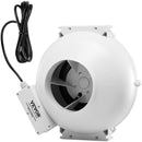 VEVOR 4" to 4.5" Radon Mitigation Fan System Quiet 380CFM Inline Duct Waterproof-10