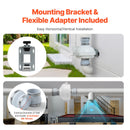 4" to 4.5" Radon Mitigation Fan System Kit Quiet 190 CFM Inline Duct Fan-5