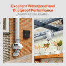 VEVOR 4" to 4.5" Radon Mitigation Fan System Kit Quiet 190 CFM Inline Duct Fan-4