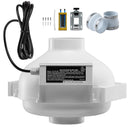 4" to 4.5" Radon Mitigation Fan System Kit Quiet 260 CFM Inline Duct Fan-1