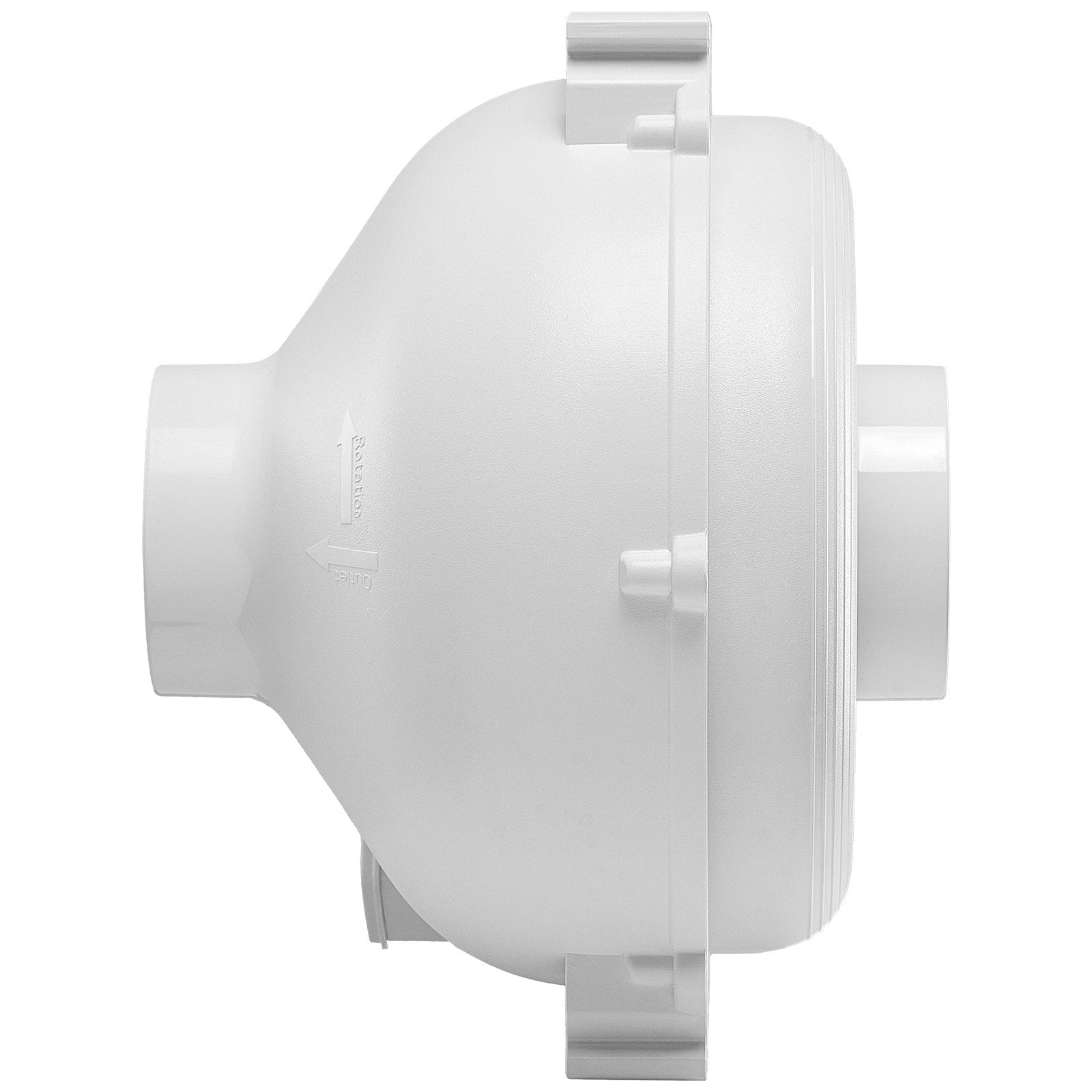 VEVOR 4" to 4.5" Radon Mitigation Fan System Kit Quiet 260 CFM Inline Duct Fan