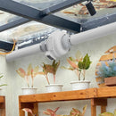 VEVOR 6" to 4.5" Radon Mitigation Fan System Kit Quiet 380 CFM Inline Duct Fan-8