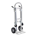 Aluminum Hand Truck, 2 in 1, 363 kg Max Load Capacity, Heavy Duty Industrial Convertible Folding Hand Truck and Dolly, Utility Cart Converts from Hand Truck to Platform Cart with Rubber Wheels-11