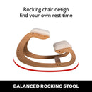 Ergonomic Kneeling Chair Heavy Duty Better Posture Kneeling Stool Office Chair Home for Body Shaping Relieveing Stress Meditation Desk Computer Kneeling Stool Chair-6