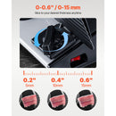 Meat Slicer 180W 190 mm Electric Deli Food Slicer for Meat Bread Cheese-3