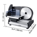 Meat Slicer 180W 190 mm Electric Deli Food Slicer for Meat Bread Cheese-8