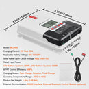 20A MPPT Solar Charge Controller, Auto DC Input, Solar Panel Regulator Charger with LCD Display Temperature Sensor Cable, for Sealed(AGM), Gel, Flooded and Lithium Battery Charging-7