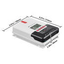 20A MPPT Solar Charge Controller, Auto DC Input, Solar Panel Regulator Charger with LCD Display Temperature Sensor Cable, for Sealed(AGM), Gel, Flooded and Lithium Battery Charging-8