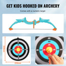 VEVOR Kids Bow and Arrow Set LED Light Up Outdoor Archery Kit Children 10 Arrows-5