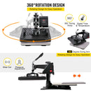 New Digital Clamshell 12" X 15" (29 X 38cm) Heat Transfer Press T-Shirt Sublimation Machine-5