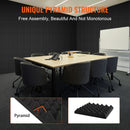 Acoustic Foam Panels 24 Pack 12 x 12 x 2 in for Studio Wall and Ceiling-6