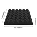 Acoustic Foam Panels 24 Pack 12 x 12 x 2 in for Studio Wall and Ceiling-8