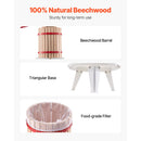 Fruit Wine Press Manual Press for Wine Making 4.75 Gal/18L Wood Basket-3