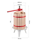 Fruit Wine Press Manual Press for Wine Making 4.75 Gal/18L Wood Basket-8