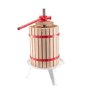 Fruit Wine Press Manual Press for Wine Making 4.75 Gal/18L Wood Basket-9