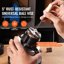 Engraving Block 5 inch Ball Vise Setting Jewelry Ball Vise Engraving with 34PCS Attachment and Rubber Base-2