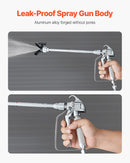 Airless Paint Spray Gun and Hose Kit 3600PSI with Extension Rods Filters-3