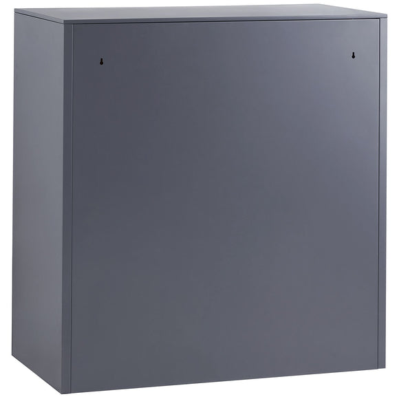 9 Doors Metal Storage Cabinet Employees Steel Storage Cabinet Office Gray
