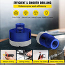 Diamond Drill Bits 4PCS Diamond Hole Saw 35/40/50/68mm Tile Hole Saw Kit Vacuum Brazed Diamond Drill Bit 0.59in/15mm Segment Tile Hole Saw w Storage Case for Tile Ceramic Porcelain Marble Stone-3