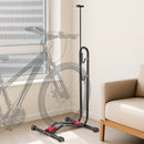 Bike Rack, Upright Bike Stand Floor for 406.4 to 700 mm Mountain & Road Bikes, Vertical & Horizontal Bicycle Stand for Secure Parking and Storage in Garage, Truck Bed, Indoor, Outdoor, Black-8