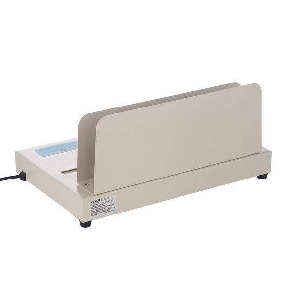 VEVOR Thermal Binding Machine, 500 Sheets Capacity Book Binding Machine, Thermal Book Binder 50mm Binding Thickness A3(Short Edge)/A4/A5 Document, with Infrared Optical Detection