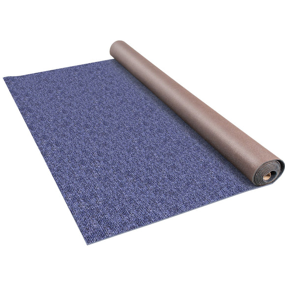 Indoor Outdoor Rug Carpet Blue 6x23ft Area Rugs Runner for Patio Deck, 1.8x7m