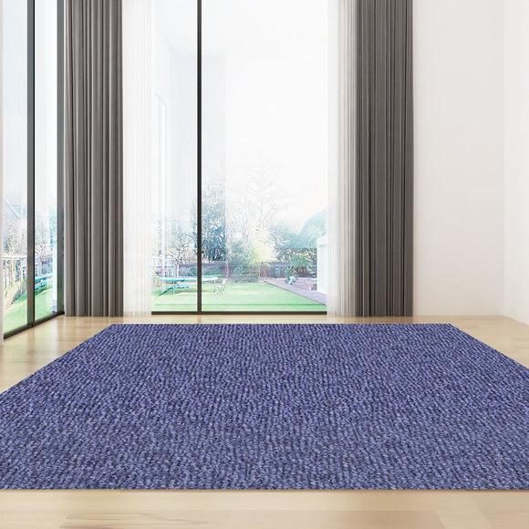 VEVOR Indoor Outdoor Rug Carpet Blue 6x23ft Area Rugs Runner for Patio Deck, 1.8x7m