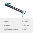 Manual Tile Cutter, 1200mm, Porcelain Ceramic Tile Cutter with Tungsten Carbide Cutting Wheel, Infrared Positioning, Anti-Skid Feet, Double Rails for professional installers or beginners-7