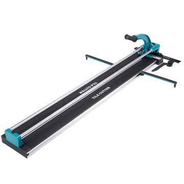 VEVOR Manual Tile Cutter, 1200mm, Porcelain Ceramic Tile Cutter with Tungsten Carbide Cutting Wheel, Infrared Positioning, Anti-Skid Feet, Double Rails for professional installers or beginners