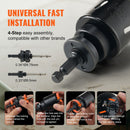 Hole Saw Kit, 18 PCS Saw Blades, 6 Drill Bits, 1 Hex Wrench, Bi Metal M42 Hole Saw Set with Carrying Case, General Purpose Size from 3/4" to 4-1/2", Ideal for Wood Board, Iron and Plastic Plate-3