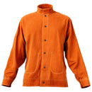 Flame-Resistant Welding Jacket Heavy Duty Leather Welding Jacket XL Size-1