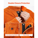 Flame-Resistant Welding Jacket Heavy Duty Leather Welding Jacket XL Size-4
